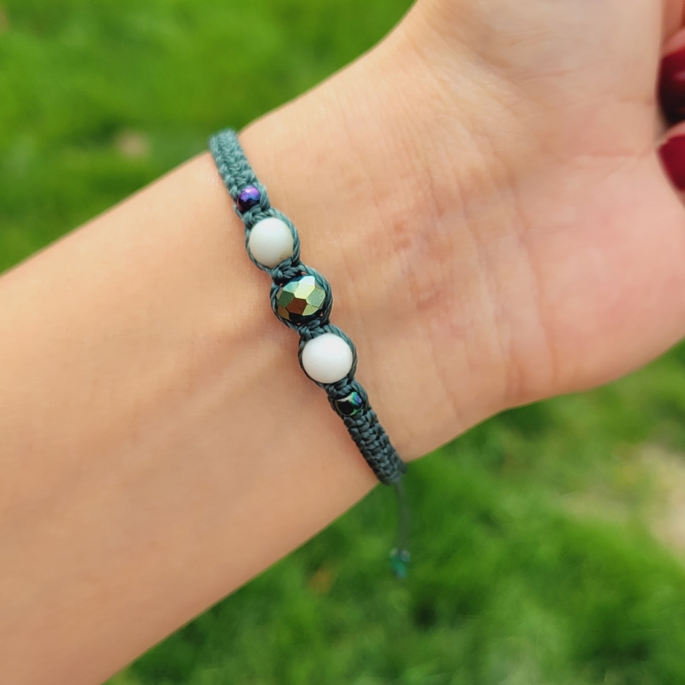 Boho Hippie Gypsy Macrame Bracelet
